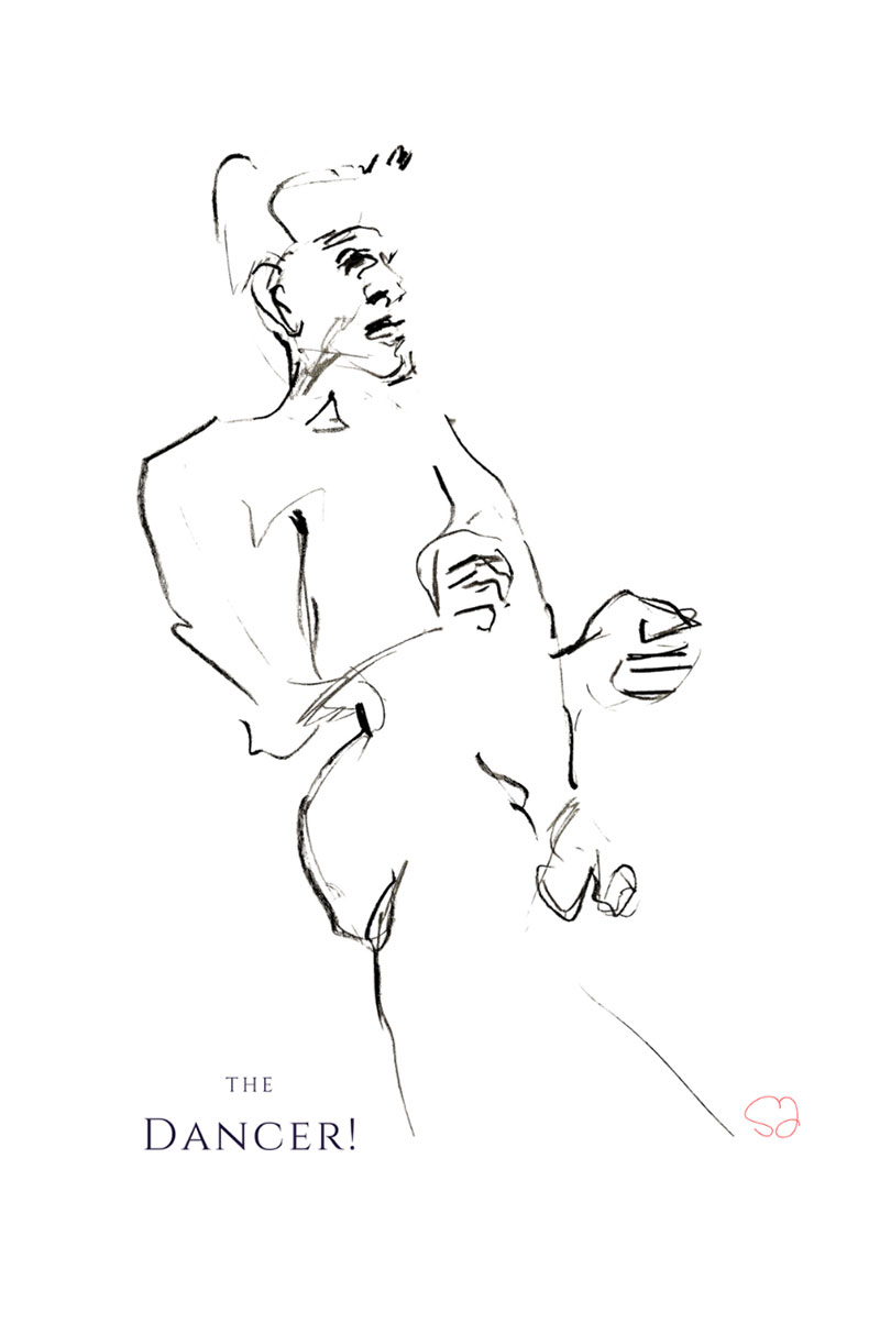 'THE DANCER' | Man | Noir