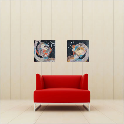 'The Question' and 'The Explanation' framed